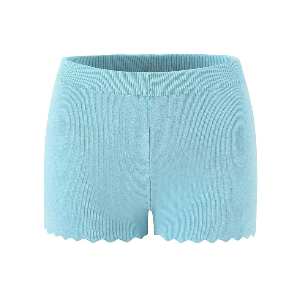 Elegantes Strick-Set aus Cardigan & Shorts – Zweiteiliges Damen Set