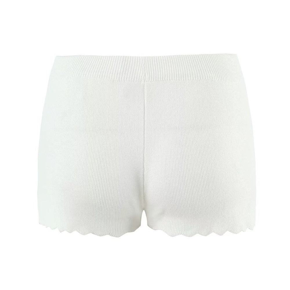 Elegantes Strick-Set aus Cardigan & Shorts – Zweiteiliges Damen Set